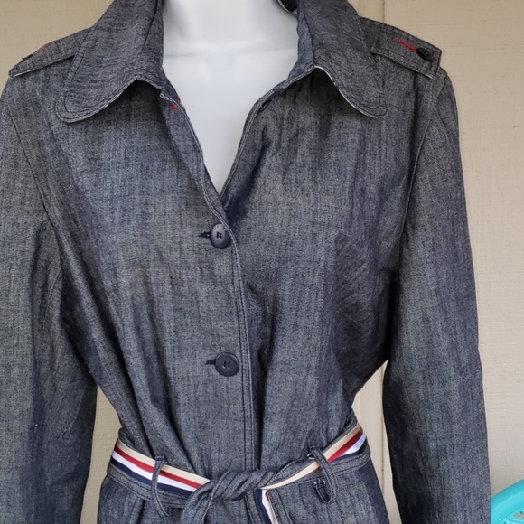 Vintage NWT Tommy Hilfiger Trench - Picture 2 of 6